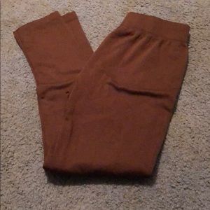 Brown leggings